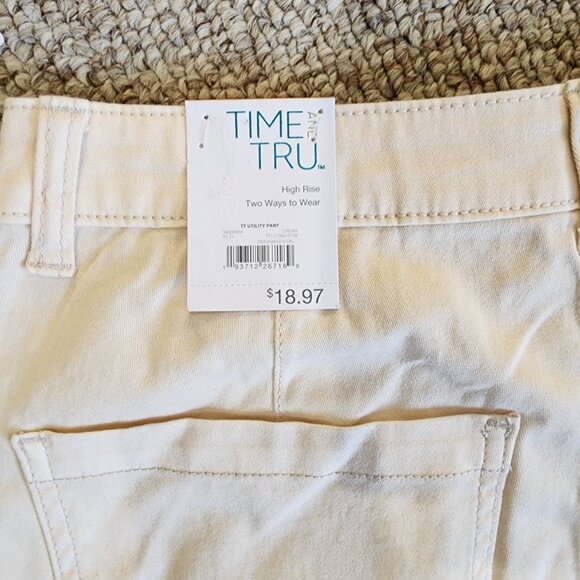 NWT Time and Tru Women's Utility Pants Size 10 - Picture 8 of 10